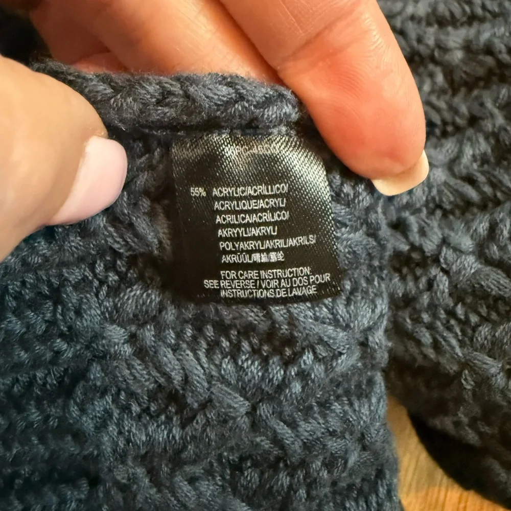 Mexx Girls Scarf (60”) And Gloves, Blue, Brand New With tags, European, age 8-12